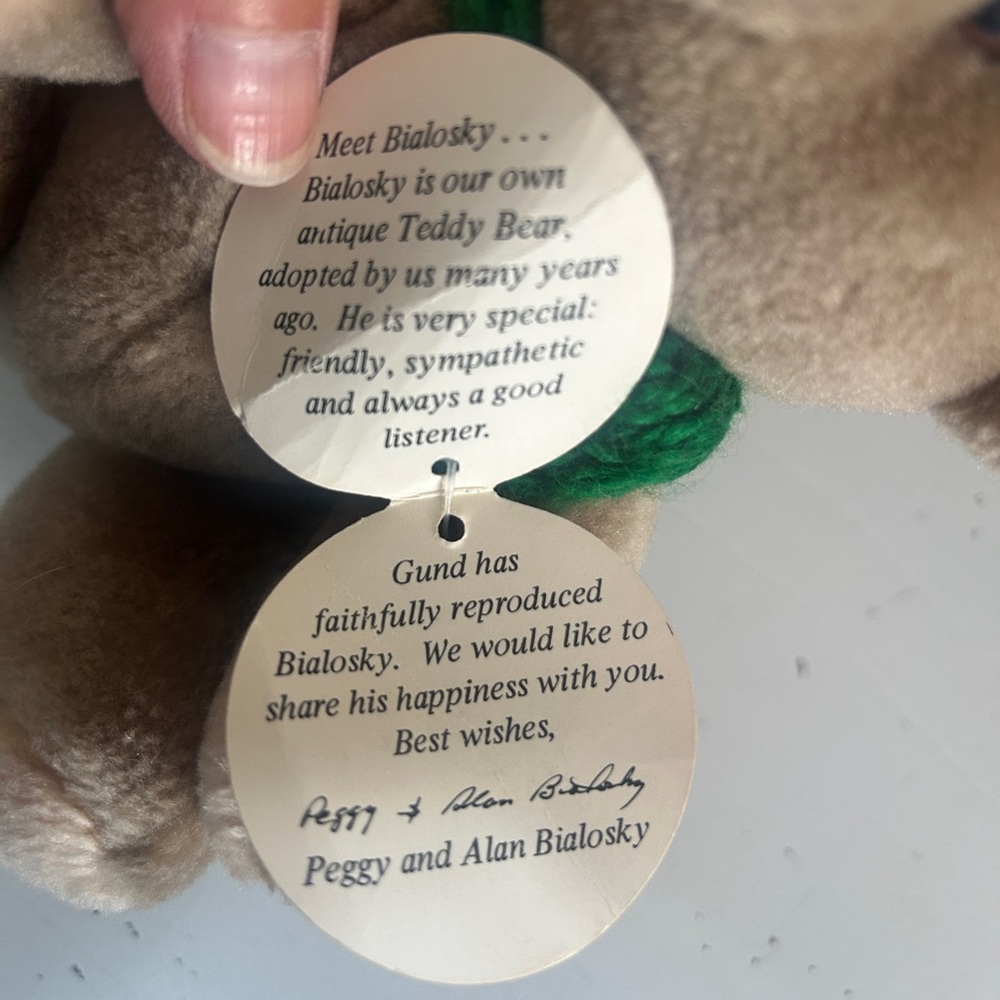 Gund Bialosky & Friend Bear - Picture 8 of 8